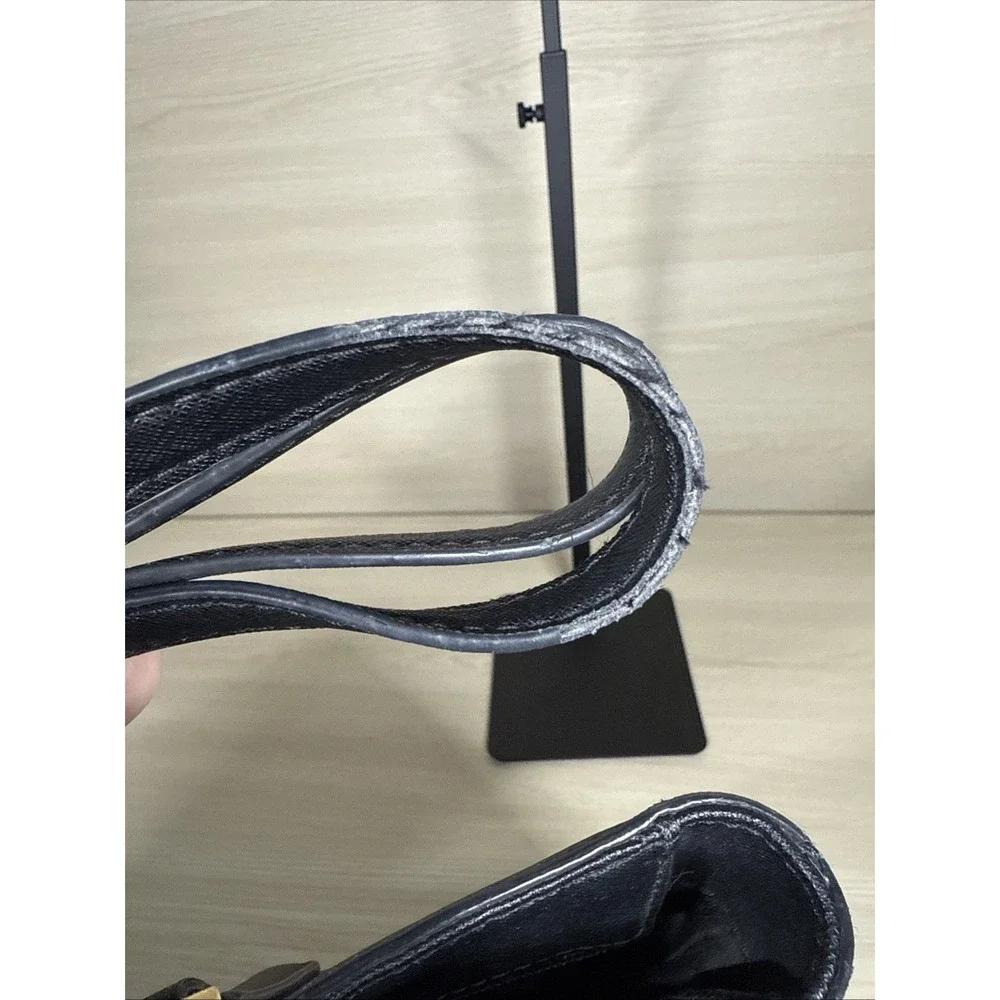 Michael‎ Kors Black Saffiano Leather Top Zip Shoulder Tote Bag - Picture 7 of 8